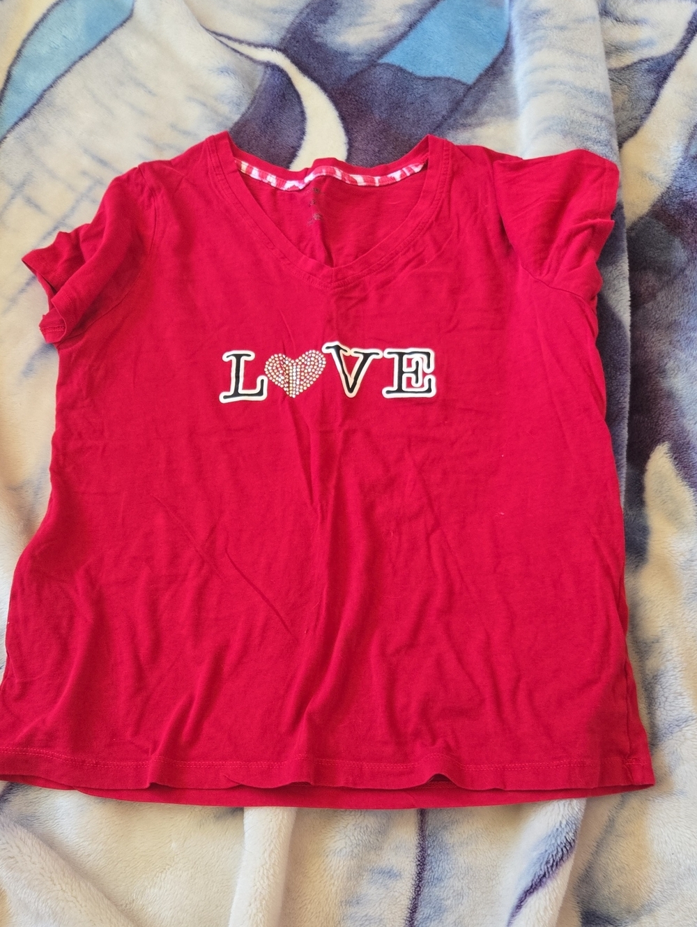 George Red Girls Short Sleeve 'LOVE' Tee